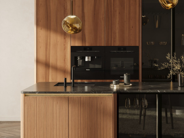 Кухня Häcker AV6023-GL Elegant Walnut