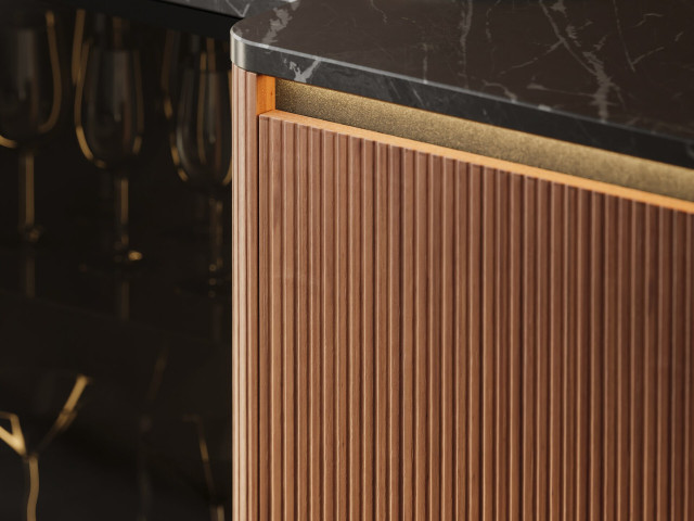 Кухня Häcker AV6023-GL Elegant Walnut
