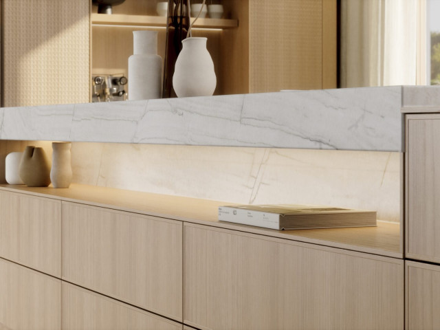 Кухня Häcker AV 6065 / AV 6085-GL Elegant Oak