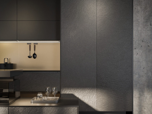 Кухня Häcker AV 7030-GL / AV 5015 Carbon Metallic